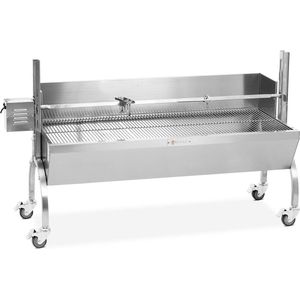 Royal Catering speenvarken spit - 40 kg - lengte spit: 137 cm - windscherm