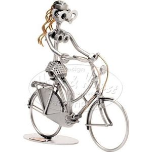 Hinz & Kunst smeedwerkfiguur ""Fietster