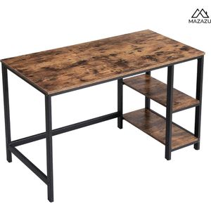 MIRA Home - Bureau - Laptoptafel - Kantoor - Woonkamer Tafel - Vintage - 120x60x75