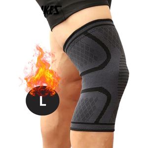 Nivard Kniebrace - Sportbrace Knie - Knee Sleeves - Knee Sleeves Powerlifting - Compressie Knie Brace - Knee Wraps - Knee Support - Dames - Heren - Comfortabel - Zwart - Maat L