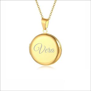 Fotohanger Met Ketting En Naam Gravering - Vera