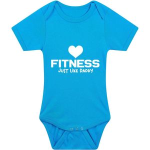 Love Fitness just like daddy Jongens Rompertje - romper - baby - babykleding - babyrompertje - kado - cadeau