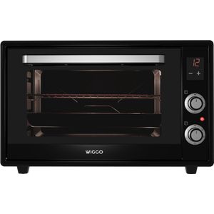 Wiggo WMO-E657(B) - Vrijstaande Mini Oven - Electrisch - 60 CM - 65 liter - 2000 W - 5 Jaar Garantie - Zwart