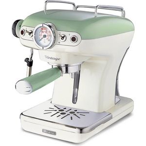 Ariete 1389 Handmatig Espressomachine 0,9L - Vintage Espressomachine voor Gemalen Koffie of ESE Capsules