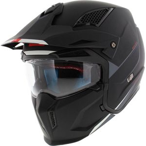 MT HELMETS Streetfighter SV Jethelm - Motorhelm - Mat zwart - Maat XL