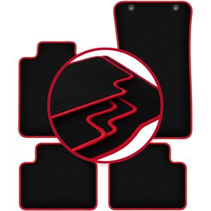 CARLUX-RED automatten voor: Alfa Romeo Giulia 2x4 (2WD) sedan (2016-)