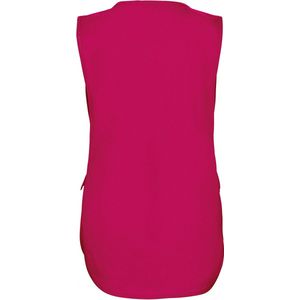 Schort/Tuniek/Werkblouse Dames XXL/3XL Kariban Fuchsia 65% Polyester, 35% Katoen