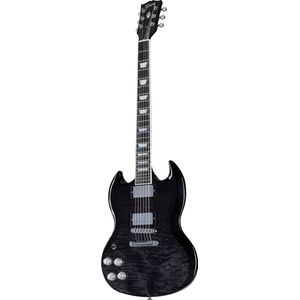 Gibson SG Modern Lefthand Trans Black Fade - Elektrische gitaar voor linkshandigen