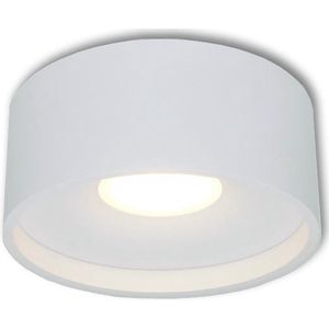 Artdelight - Plafondlamp Oran Ø 12 cm wit