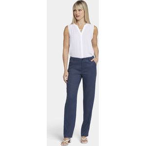 NYDJ Marilyn Trouser Donkerblauw Stretch Linnen | Oxford Navy