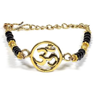 Armband Ohm met Zwarte Onyx