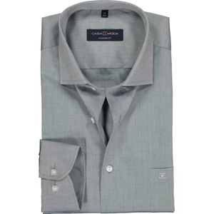 Casa Moda - Heren Overhemd - Strijkvrij - met Borstzakje - Regular fit - Grijs