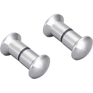 2 stuks dubbele knop badkamerdeur | Glazen deurknop douche beslag | Deurknop handvat knop