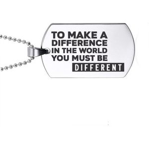 Ketting RVS - To Make A Difference In The World