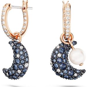 Swarovski Luna 5671569 - Dames - Oorknoppen - Roségoud