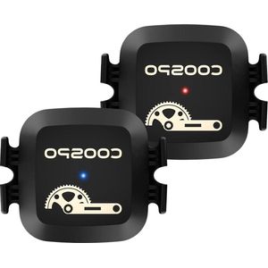 Fietssnelheidssensor - Trapfrequentiesensor Bluetooth ANT+ Cadence Speed sensor IP67 waterdicht - compatibel met Zwift Rouvy Wahoo Ride