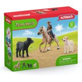 Schleich FARM WORLD - Westernrijden - Speelfigurenset - Kinderspeelgoed Voor Jongens en Meisjes