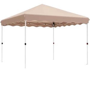 Gazebo - Pergola - paviljoen - Partytent - Strandtent - Voor Terras, Feest en Achtertuin - 3x3m - Beige