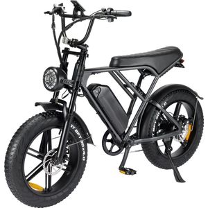 Comfort Inz V8 H9 - Fatbike - Elektrische fiets - E bike - Hydraulische remmen - Achtervering - 250W - 15Ah - Zwart