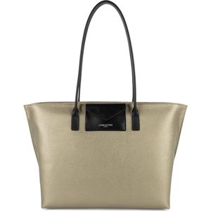 Schouder Tas - Lancaster Paris - Goud- PU + Leer