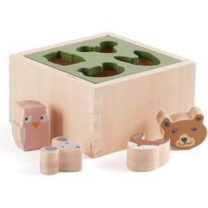 Kids Concept vormenstoof met 4 dieren Edvin