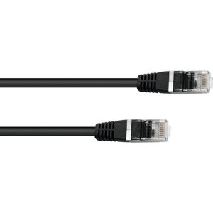 OMNITRONIC Ethernet kabel CAT-5 - utp kabel - netwerkkabel - zwart - 1 meter