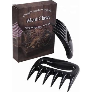 New Age Devi - : Meat Claws - 2 stuks: Voor Houder, Pulled Pork, Vleesvork, Vleesdraaier & BBQ Accessoires.