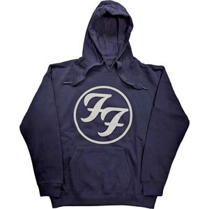 Foo Fighters - FF Logo Hoodie/trui - M - Blauw