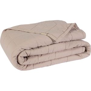 Moon Sprei - Bedsprei - 270x270 cm - Extra Zacht - Zand