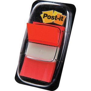 Post-it® Index Standaard, Rood, 25.4 x 43.2 mm, 50 Tabs/Dispenser