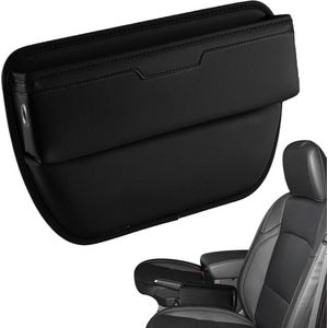 Opbergruimte voor autostoelen - Auto-organizer tussen stoelen van leer - Interieuraccessoires voor mobiele telefoon .