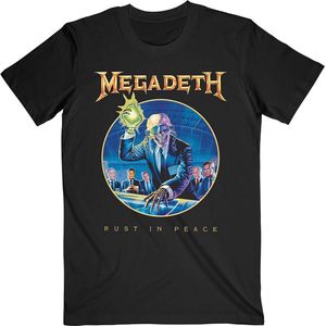 Megadeth - RIP Anniversary Heren T-shirt - L - Zwart