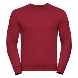 Russell Heren Sweatshirt Rood Ronde Hals Regular Fit - M