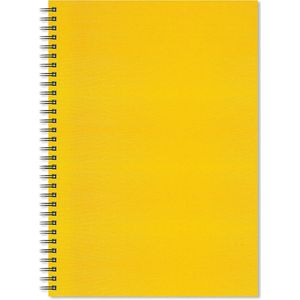Artgecko Flashy Spiraal Schetsboek A3 Portret 150 gr 40 vel Wit Gele Omslag