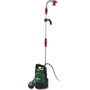 PARKSIDE® Regentondompelpomp 400 W - Waterpomp - Druk: max. 1,3 bar - Debiet: max. 4000 l/u - Meegeleverde accessoires: 1"" AG, 3/4"" AG, 5/8"" AG slangadapter, vlotter, aluminium buizen, 37 cm elk, met haken om op te hangen