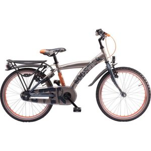 Loekie - Booster - Kinderfiets - Jongens - 20 inch - Grijs