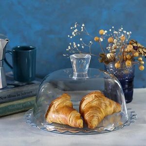 Pasabahce Petite Patisserie - Taartplateau met deksel - 22cm - Glas - 264 x 158 mm