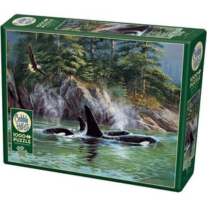 Cobble Hill puzzel Orcas - 1000 stukjes