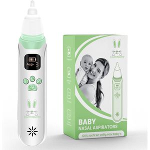 Hunnybunny® Elektrische Neusreiniger voor Baby’s met 8 Muziekjes en Licht – Neuspeer - Aspirator - Neuszuiger - USB-compatibel