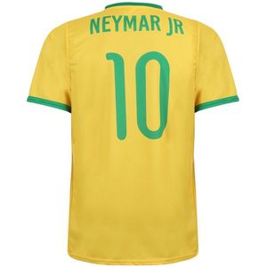 Brazilie Neymar Voetbalshirt - Volwassenen - M
