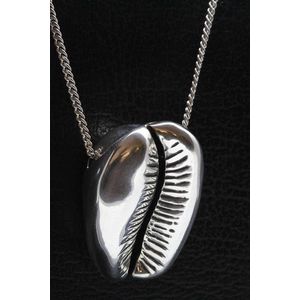 Zilveren Slakkenhuis kauri ketting hanger
