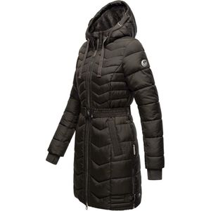 Comfortabel & Winddicht Navahoo Alpenveilchen - Winterjas Dames - Volwassen - Capuchon - Antraciet - XL