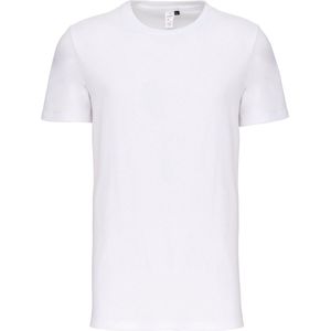 T-shirt Heren XL Kariban Ronde hals Korte mouw White 100% Katoen