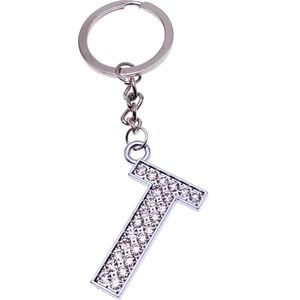 Sleutelhanger Diamant Letter - T