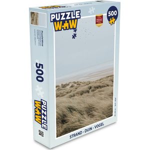 Puzzel Strand - Duin - Vogel - Legpuzzel - Puzzel 500 stukjes
