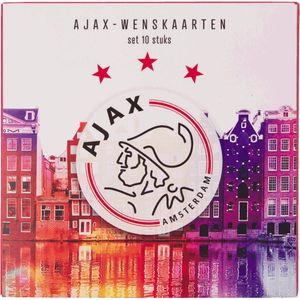 Ajax-wenskaarten 10 stuks