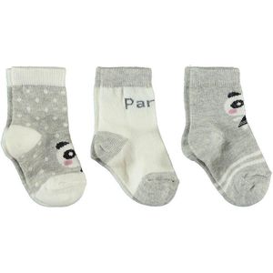 Set van 3 paar babysokken meisjes - Panda baby sokjes