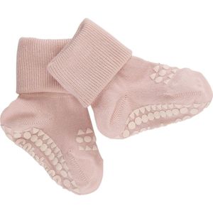 GoBabyGo - Bamboe Antislip Sokjes - Sokken - Soft Pink 2-3 jaar