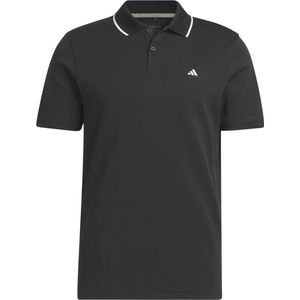 Golfpolo Heren Adidas Go-To Pique Zwart Maat S