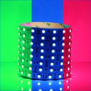 Groenovatie RGB LED Strip - 5 Meter - 14.4 Watt/meter - 5050 LED's - 12V